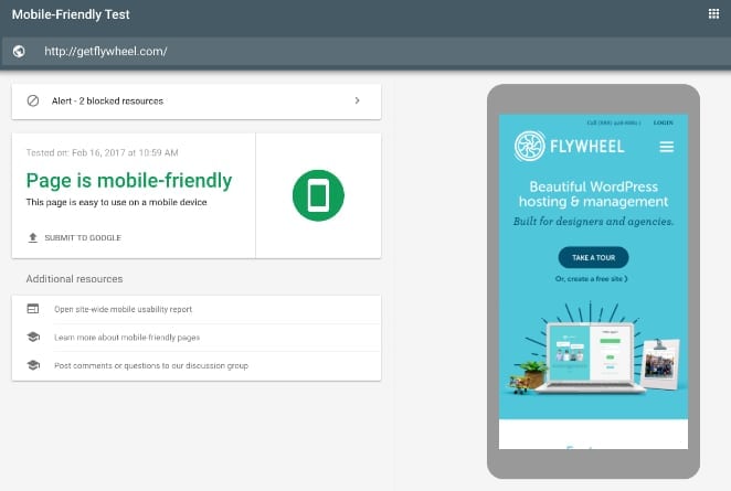 mobile friendly ecommerce